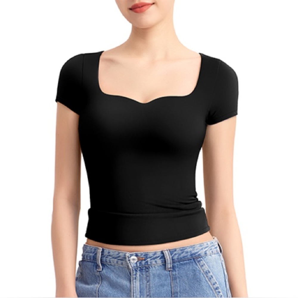 Pumiey Women’s Top Short Sleeve